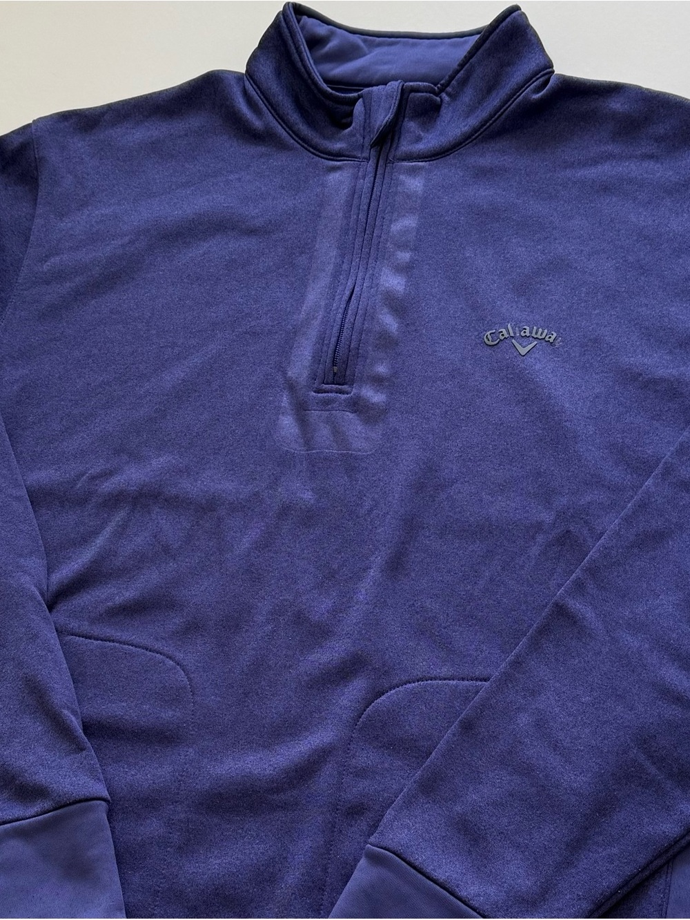 Callaway Men's Quarter-Zip Golf Sweater - Purple